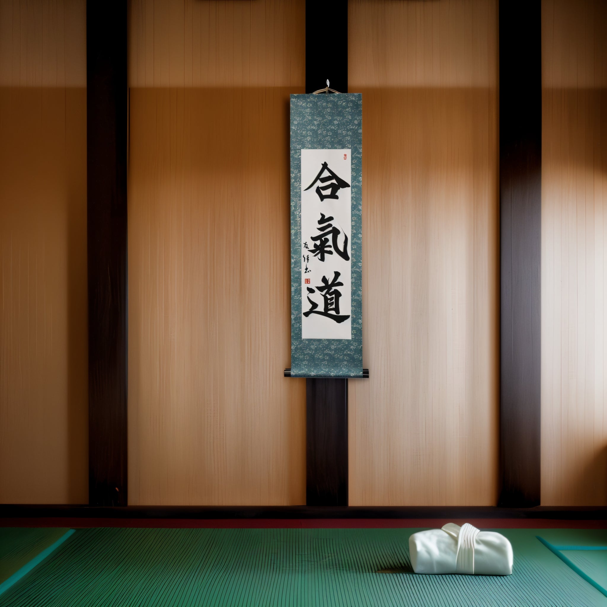 Tenka Fubu Hanging Scroll - Calligraphie japonaise fabriquée à la main