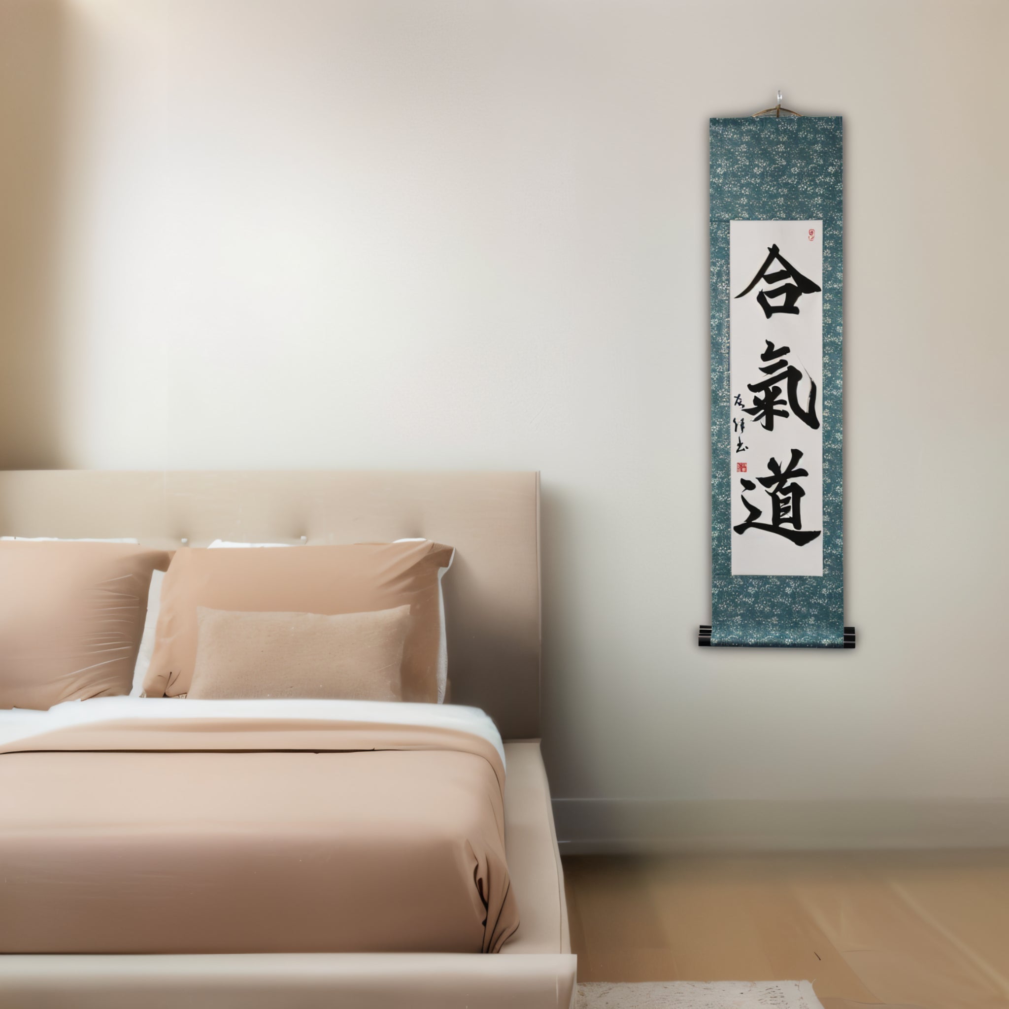 Tenka Fubu Hanging Scroll - Calligraphie japonaise fabriquée à la main