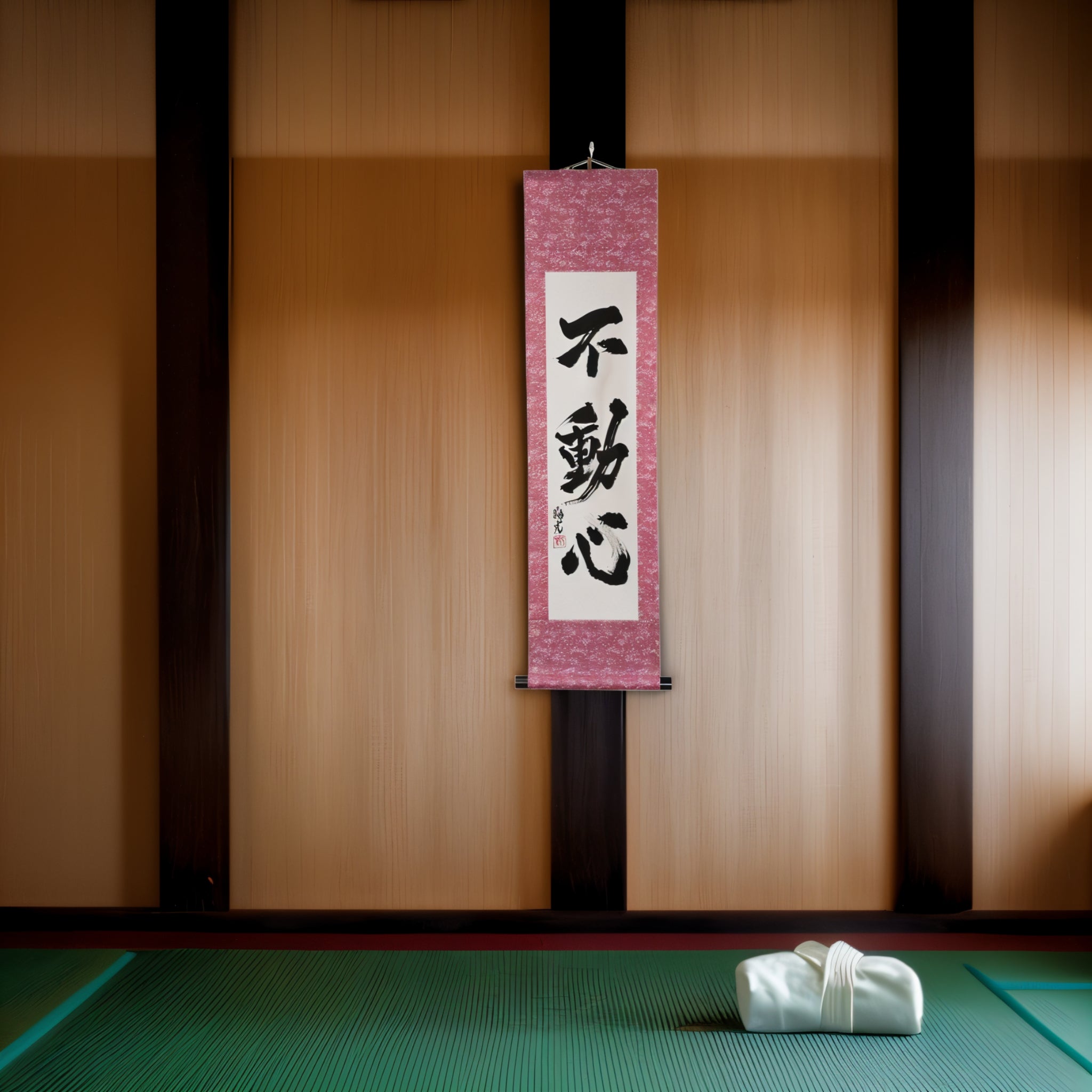 Tenka Fubu Hanging Scroll - Calligraphie japonaise fabriquée à la main