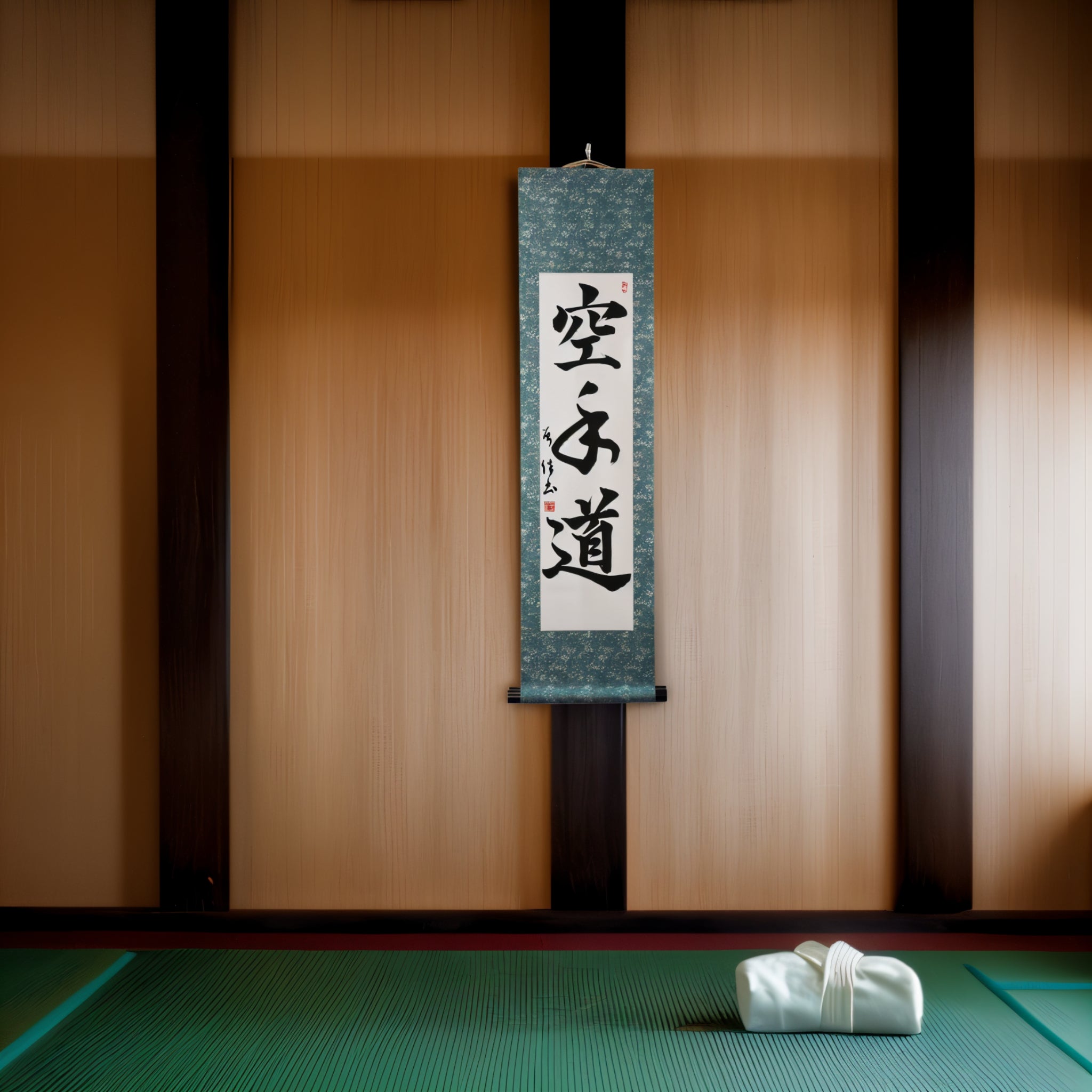 Tenka Fubu Hanging Scroll - Calligraphie japonaise fabriquée à la main