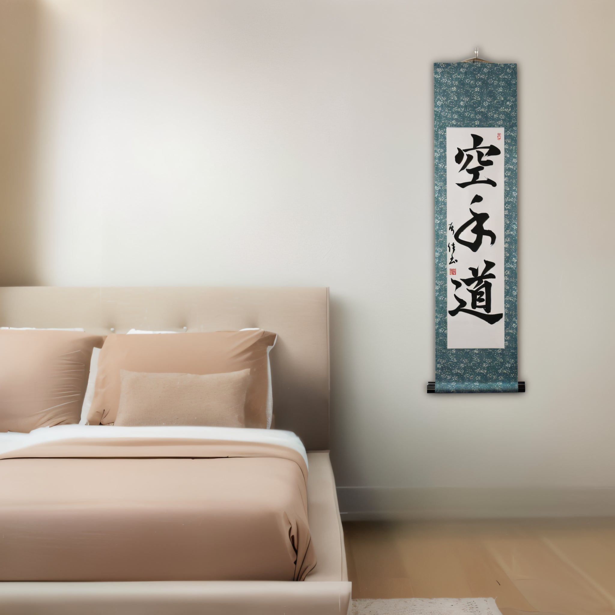 Tenka Fubu Hanging Scroll - Calligraphie japonaise fabriquée à la main