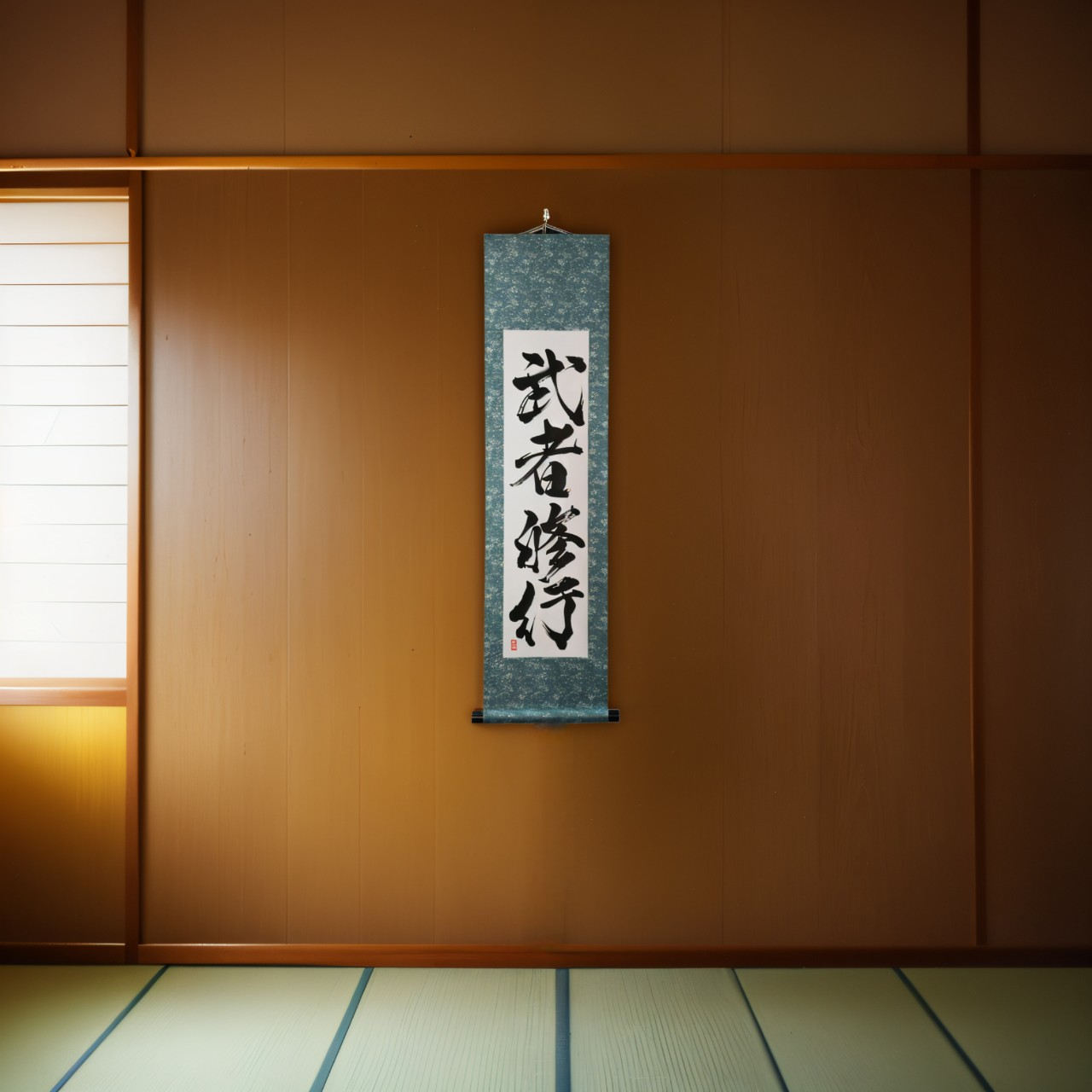 Tenka Fubu Hanging Scroll - Calligraphie japonaise fabriquée à la main