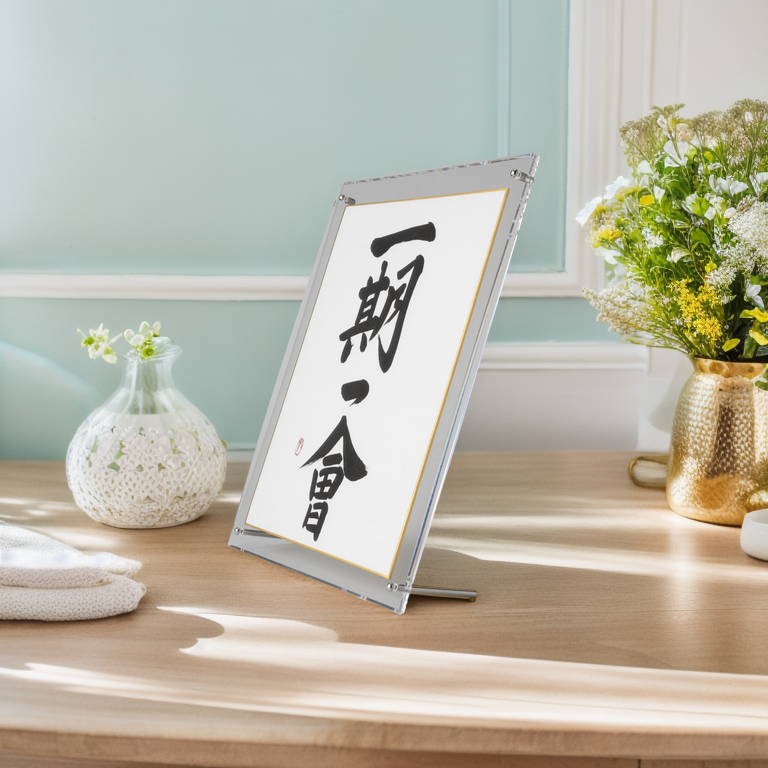 Once-in-a-lifetime meeting - Acrylic Clear Frame (Free Shipping)